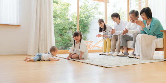 滑りにくく、安全性が高い